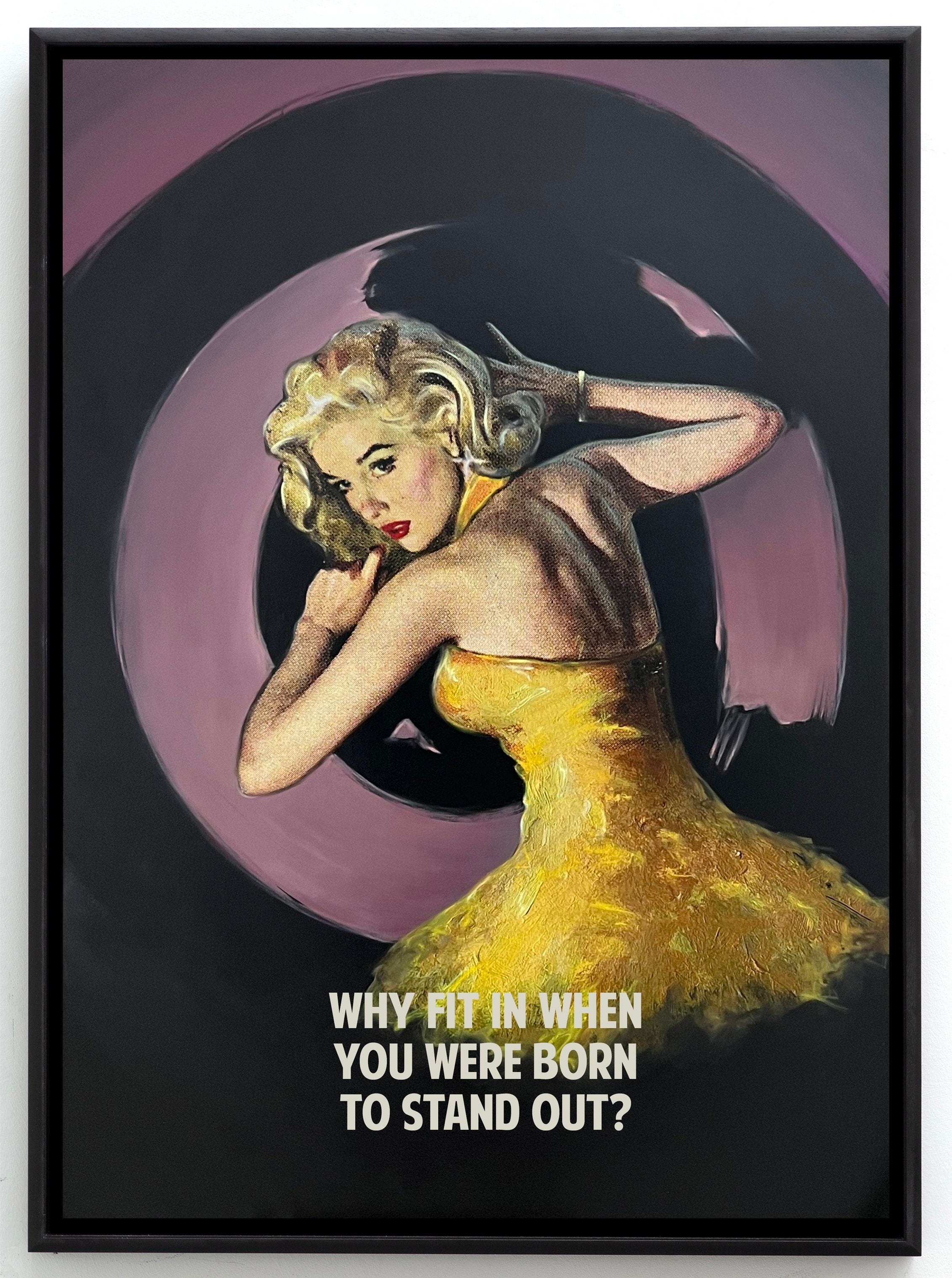 Why Fit In When You Were Born To Stand Out? (Lilac), 2023