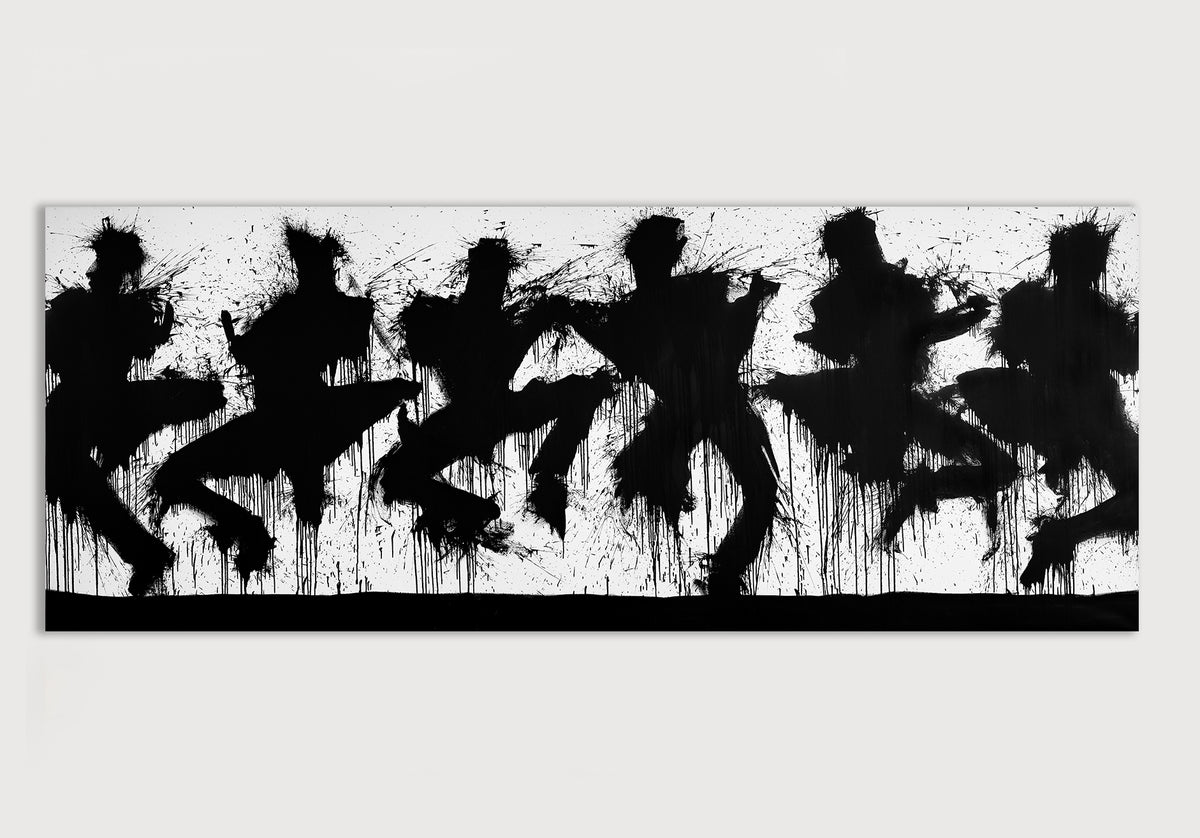 Six Jumping Shadowmen