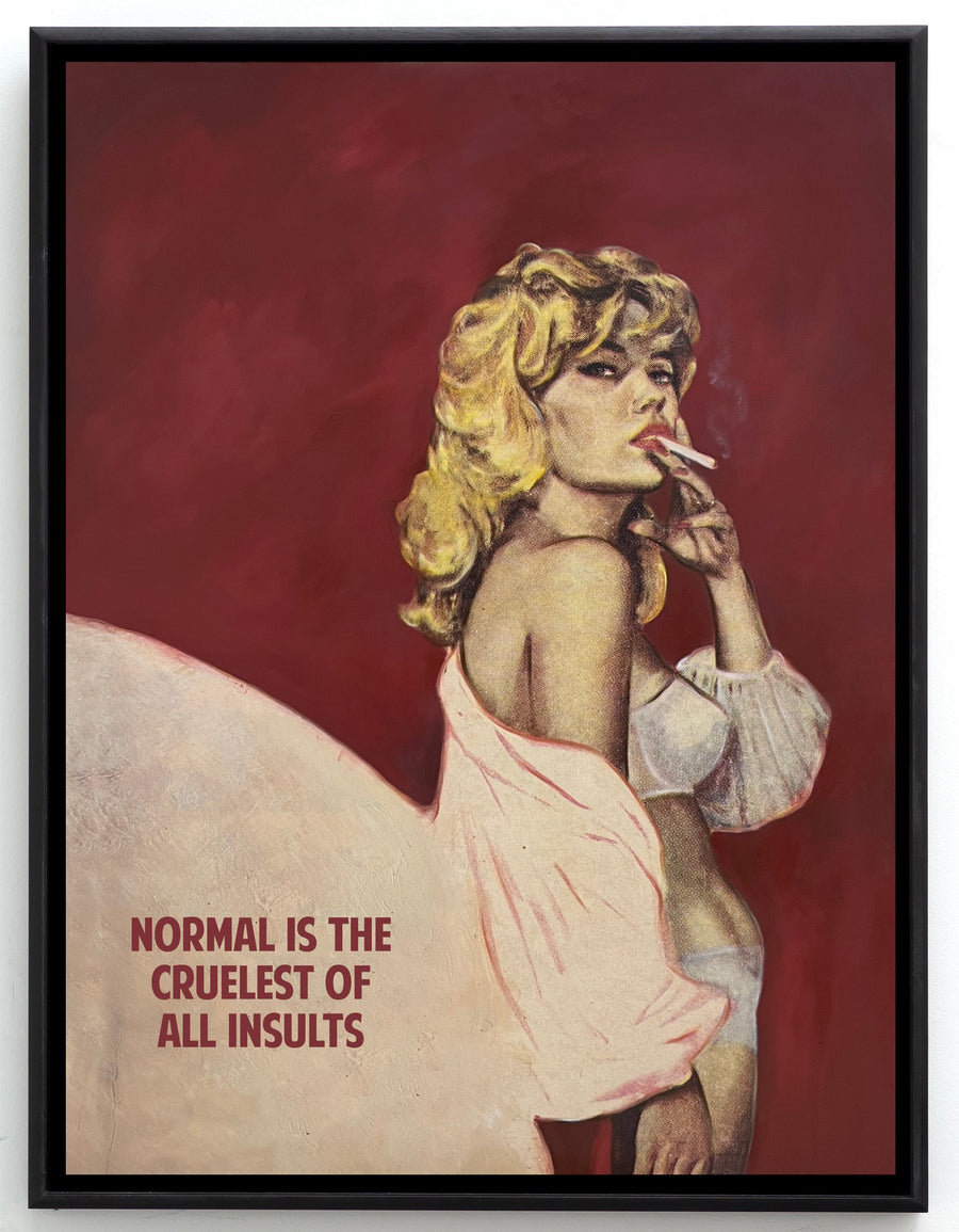 Normal Is The Cruelest of All Insults (Dark Red), 2023, The Connor Brothers